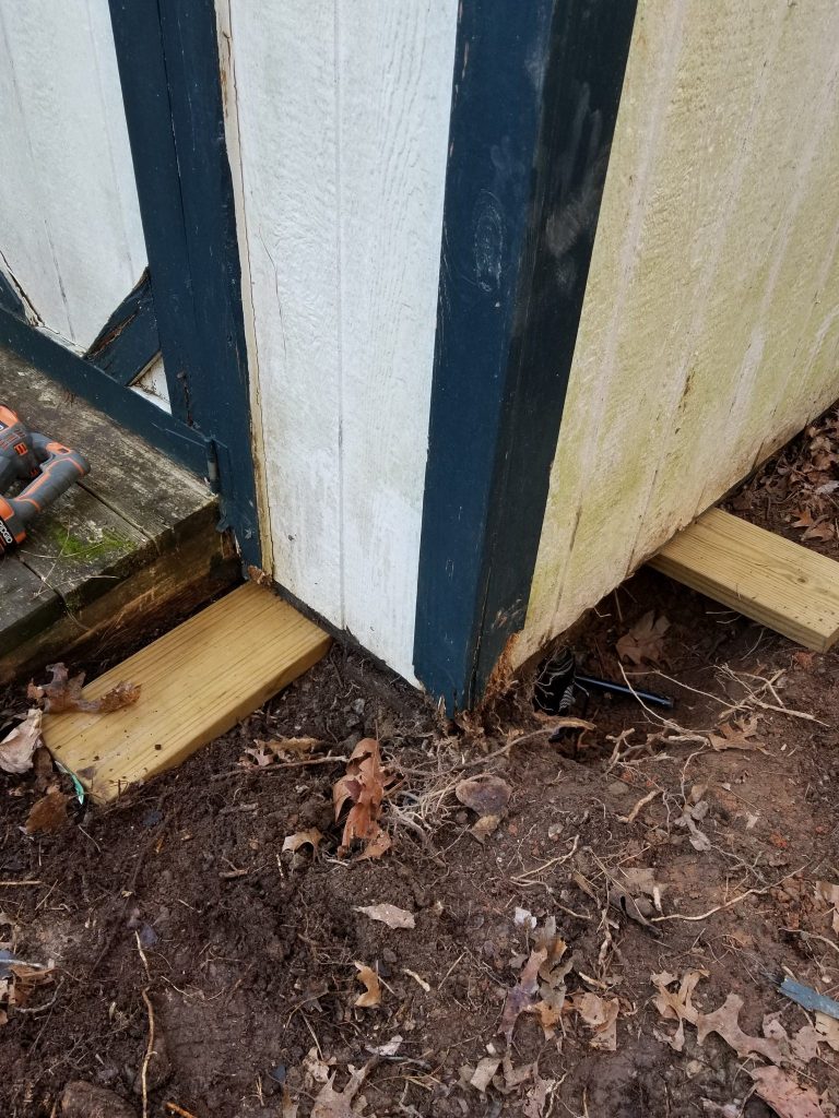 How to Repair a Sunken Shed Foundation Extreme DIY