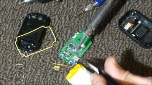 Unsoldering Old GoPro Remote Battery From Circuit Board