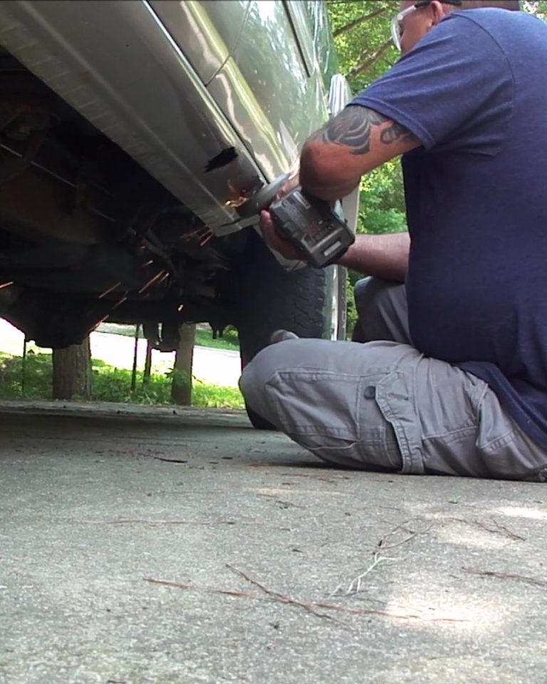 Rusted Silverado Rocker Panel Replace and Repair Extreme DIY