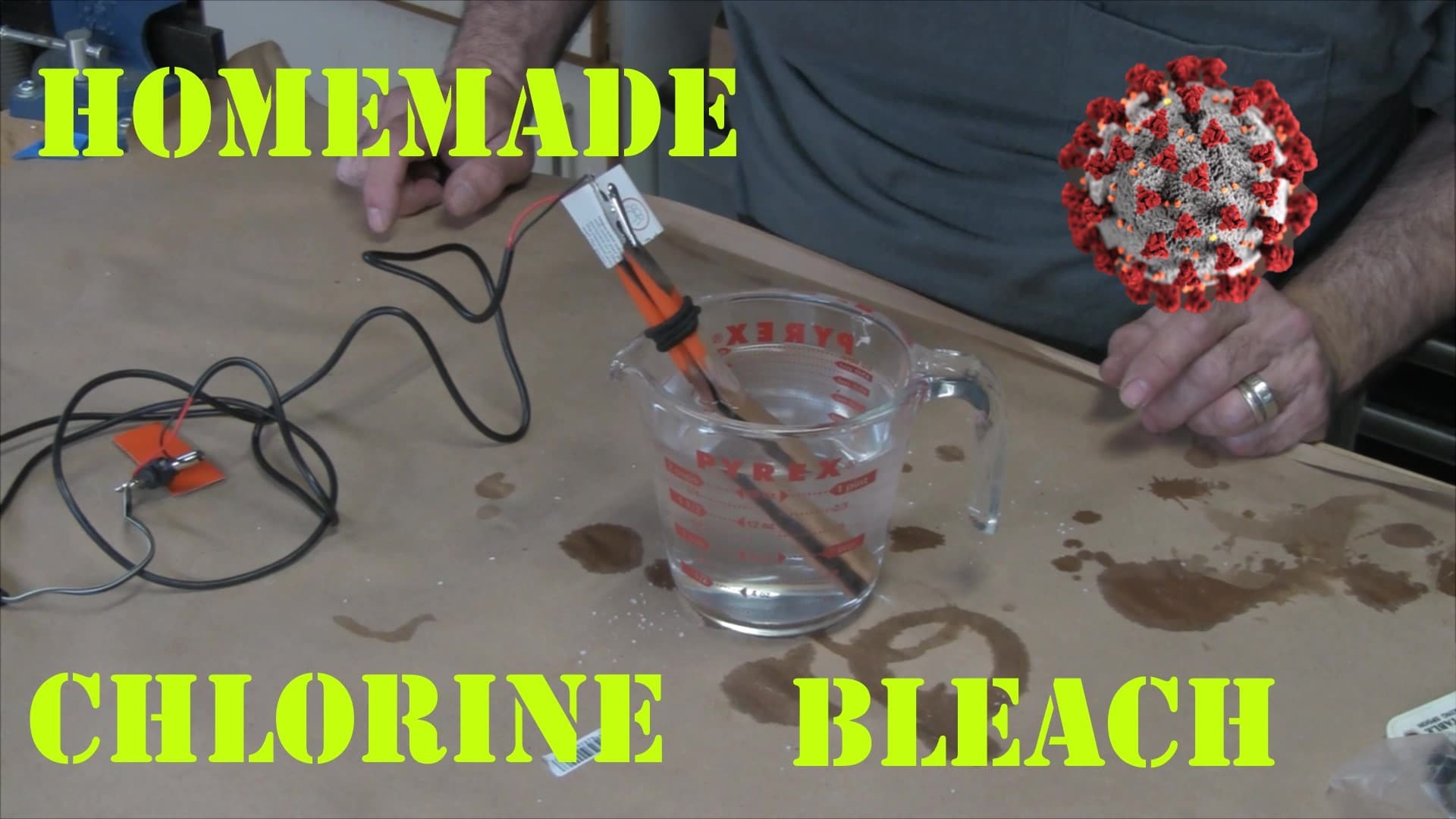 Kill Covid19 Make Homemade Chlorine Bleach Surface Disinfectant