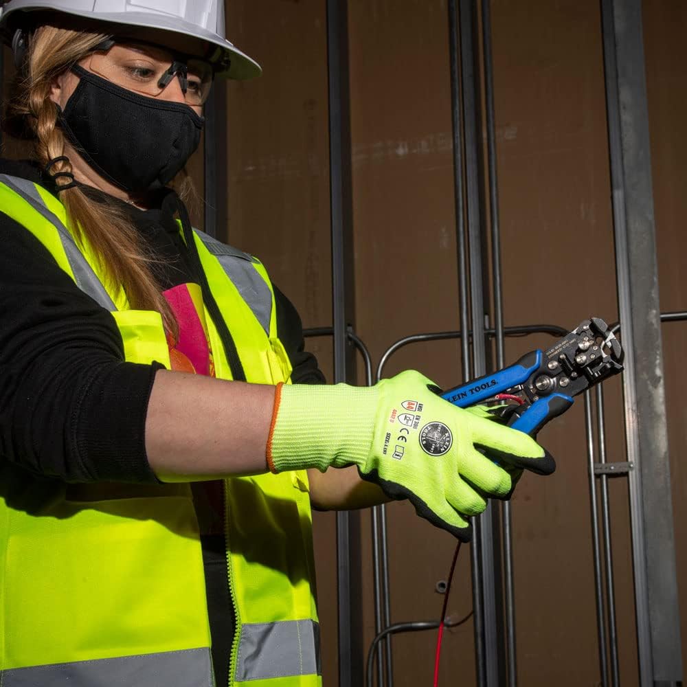 Klein Tools 11061 Self-Adjusting Wire Stripper / Wire Cutter, Heavy Duty, for 10-20 AWG Solid, 12-22 AWG Stranded, and Romex Wire 12/2 and 14/3 Klein Tools 11061 Self-Adjusting Wire Stripper / Wire Cutter, Heavy Duty, for 10-20 AWG Solid, 12-22 AWG Stranded, and Romex Wire 12/2 and 14/3