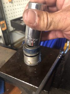 Replacing Lower Unit Gearcase Head Seal